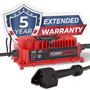 FORM charger front view showing compact design and easy installation benefit