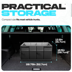 FORTEM removable lid removed showing concealed storage advantage