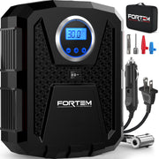 FORTEM front view compact inflator showing controls and gauge for quick fills