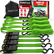 FORTEM front pack view showing full 4-pack kit and carry pouch for organized storage