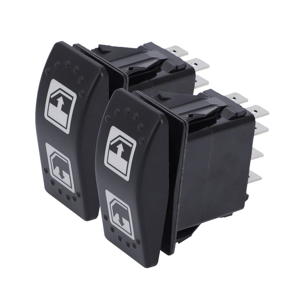 Foruly front view of power window switch showing buttons and fit benefit