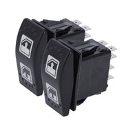 Foruly front view of power window switch showing buttons and fit benefit