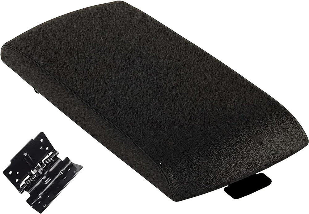 Forwinparts armrest front view showing clean black leather and OEM look