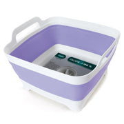 FOSJGO front view of expanded basin showing capacity and sturdy rim for stable use