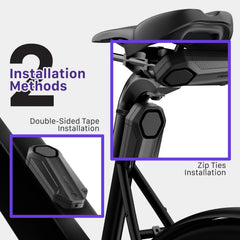 Fosmon remote next to keys demonstrating quick arming and disarming convenience