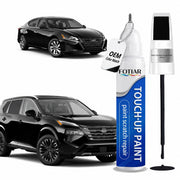 fotiar front packaging showing compact touch up pen, restores Nissan finish