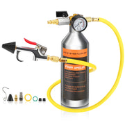 FOUR UNCLES stainless steel canister front view showing durable construction and corrosion resistance