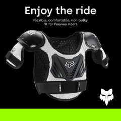 Fox Racing Peewee Titan perforated shell close-up for airflow benefit