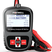 FOXWELL BT100 front view showing buttons and compact design for easy storage