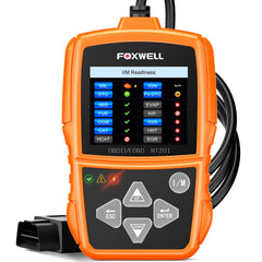 FOXWELL NT201 front view showing compact handheld design and ports for quick diagnostics
