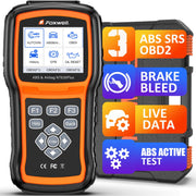 FOXWELL NT630 Plus front view showing screen and housing, clear diagnostics display
