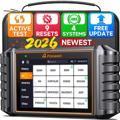 FOXWELL NT716 front view showing screen and rugged housing for reliable diagnostics