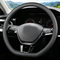FQMY close-up of microfiber leather texture for comfort and durability
