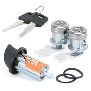 FQRANBO front packaging showing full ignition and door lock cylinder kit, clear compatibility benefit