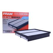 FRAM CA10881 front view showing exterior housing and fit benefit