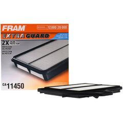 FRAM front view of CA11450 filter showing clean sealing edge and easy fit
