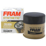 FRAM front view of XG4967P showing label and part number for easy identification and correct fit