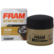 FRAM XG9688P front view showing brand and filter design, clear replacement choice