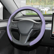frani front view showing light purple cover and snug fit for comfort