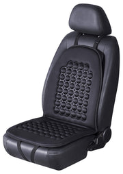 FREMONT AUTO front seat cover showing full fit and protection benefit