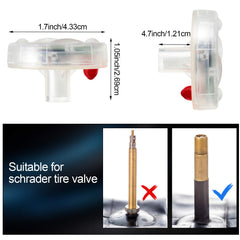 Frienda LED close-up on valve cap revealing solar panel and bright diodes for visibility