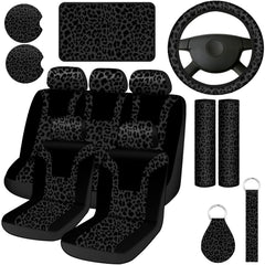 Frienda steering wheel and seat covers front view showing coordinated protection