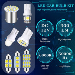 Frienda LED illuminating license plate showing crisp white light and safer night visibility