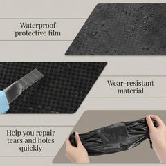 Frienda detailed texture and thickness shot showing resilient film for waterproof protection