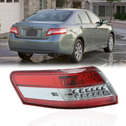 FSBCGT left tail light front view showing clean red lens and restored look