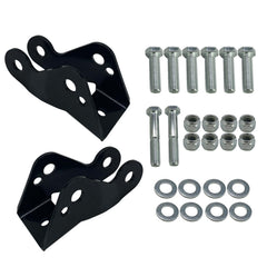 Fudatong hardware and components laid out to show included bolts and complete kit
