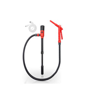 FUELIO front view packaging showing compact, portable pump and components