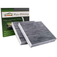FUN-DRIVING FD157 front packaging showing two filters and fitment benefits