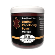 Furniture Clinic front packaging showing maroon balm and brand reliability