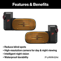 Furrion night vision view showing improved low-light visibility