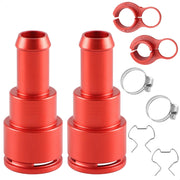 FUSCH front view of both aluminum connector pieces showing durable design and fitment