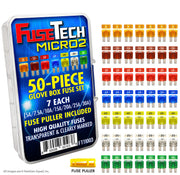 FuseTech front packaging showing full 50-piece kit and storage convenience