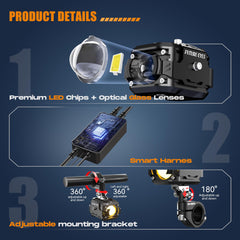 Future Eyes F150 side profile highlighting durable aluminum body for long life