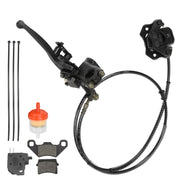 FVRITO left brake assembly front view showing complete kit and fit