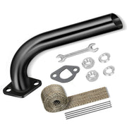 FVRITO exhaust front view showing fitment and durable finish