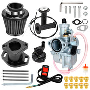 FVRITO carburetor front view showing compact design and improved flow