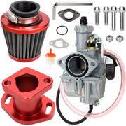 FVRITO carburetor front view showing compact design and improved airflow