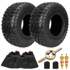 FVRITO front view of two 145/70-6 tires showing complete replacement set and ready fit