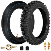 FVRITO front view of tire and inner tube, durable replacement set