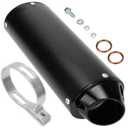 FVRITO muffler front profile showing compact shape and quieter tone benefit