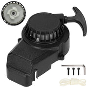 FVRITO front view of recoil starter assembly showing sturdy fit and quick replacement
