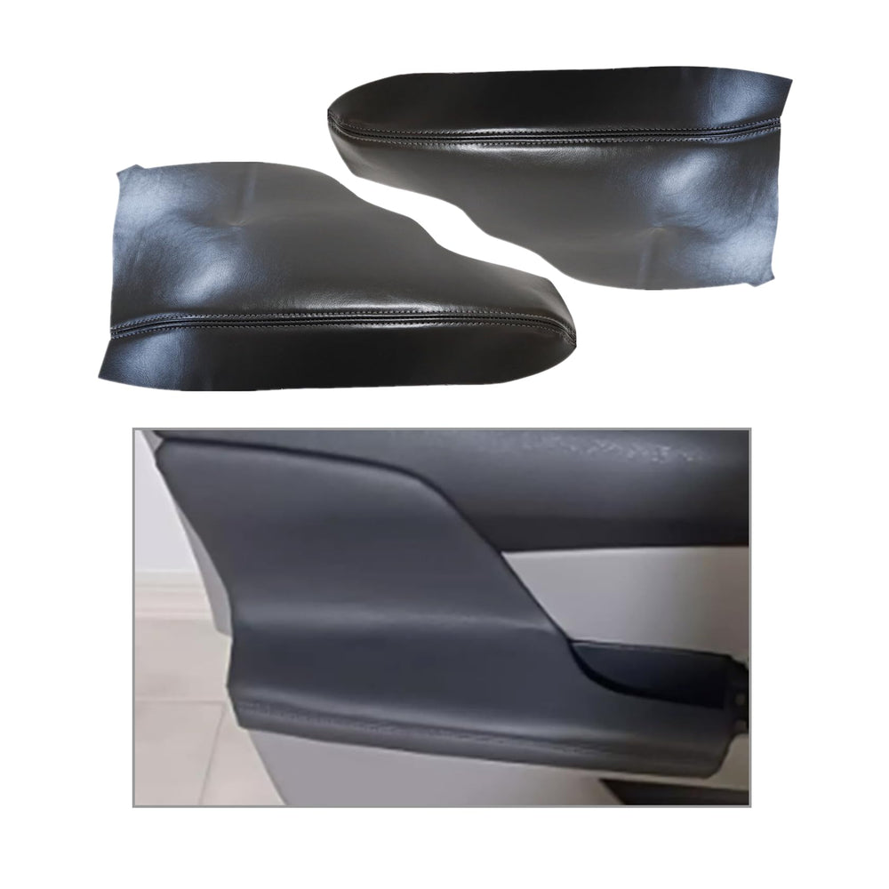 FZJDSD front view of armrest covers showing neat fit and color benefits
