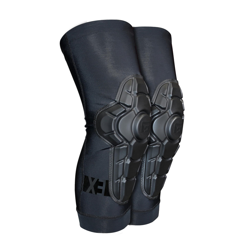 G-Form Pro-X3 front view showing low-profile knee guard and fit