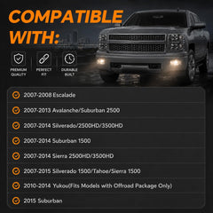 G-PLUS close-up of fog light lens highlighting optical clarity and improved visibility