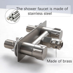 G-Sunny faucet installed on RV exterior demonstrating easy outdoor access