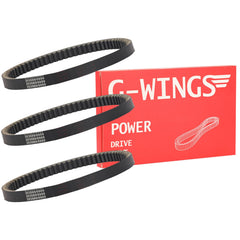 G-WINGS 30 series 3-pack front view showing packaging and three belts fit for Comet models